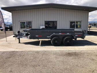 New 2024 RawMaxx GDX 7x14 Dump Trailer