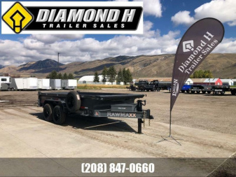 New 2024 RawMaxx GDX 7x14 Dump Trailer