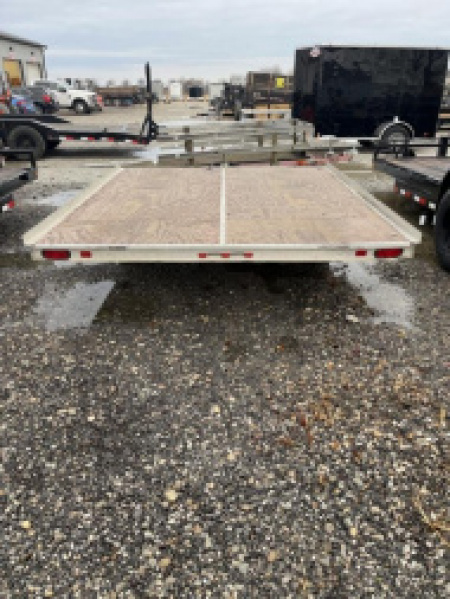 Used USED 2002 RRN 1 AXLE Flatbed Trailer (GVW:2000)