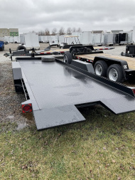 New 2025 IMPERIAL TRAILER SW-18L-22 Tilt Trailer 82X22 TA PARTIAL TILT (GVW:18000) STEEL DECK