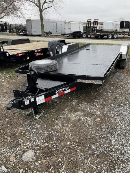 New 2025 IMPERIAL TRAILER SW-18L-22 Tilt Trailer 82X22 TA PARTIAL TILT (GVW:18000) STEEL DECK