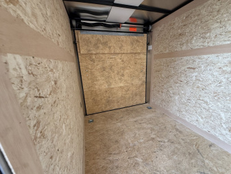 New 2025 WELLS CARGO FT610S2-D Cargo / Enclosed Trailer 6X10 SA RAMP DOOR (GVW:2990) SILVER FROST