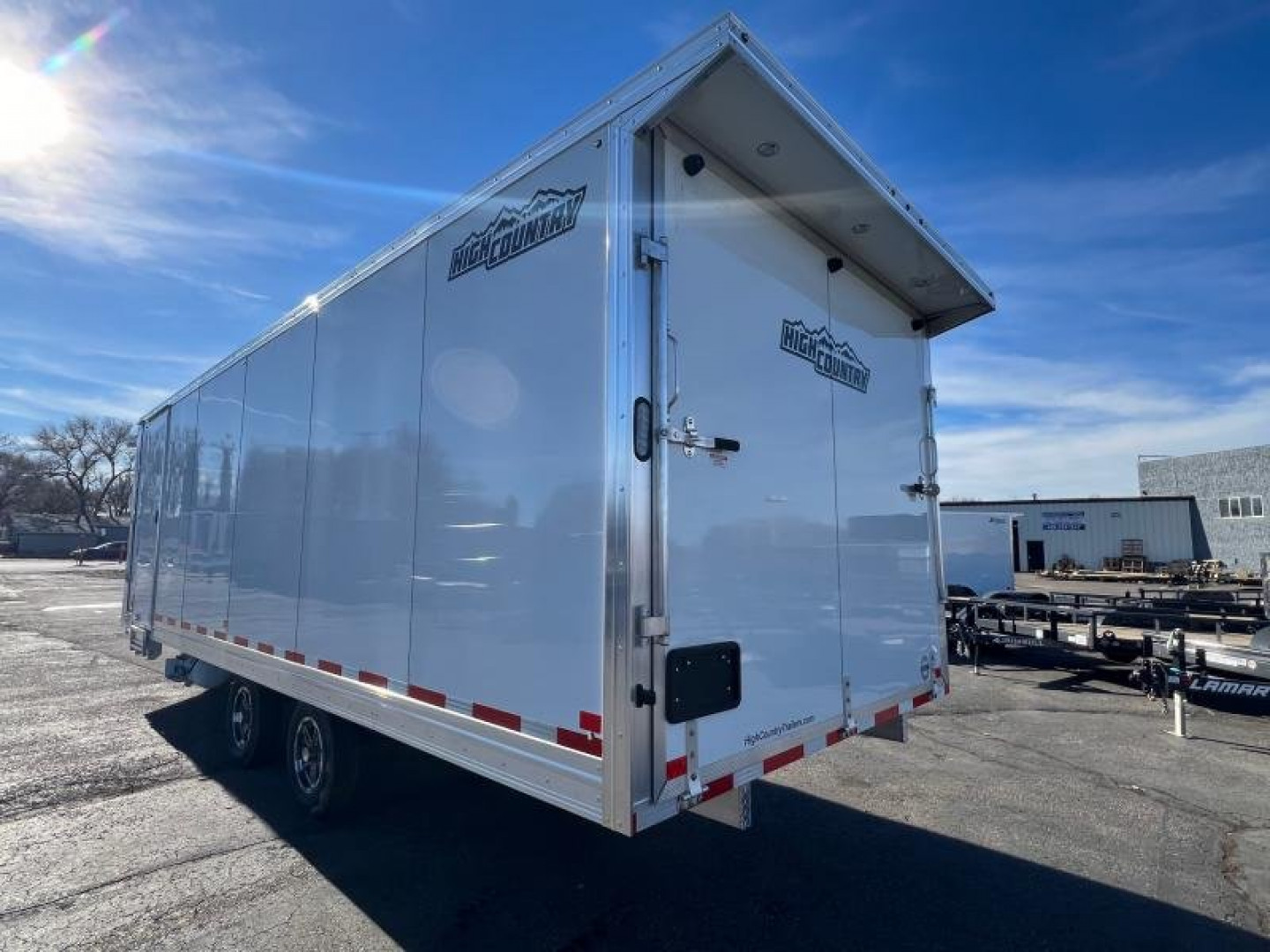 New 2023 ALCOM 101X22 Cargo / Enclosed Trailer