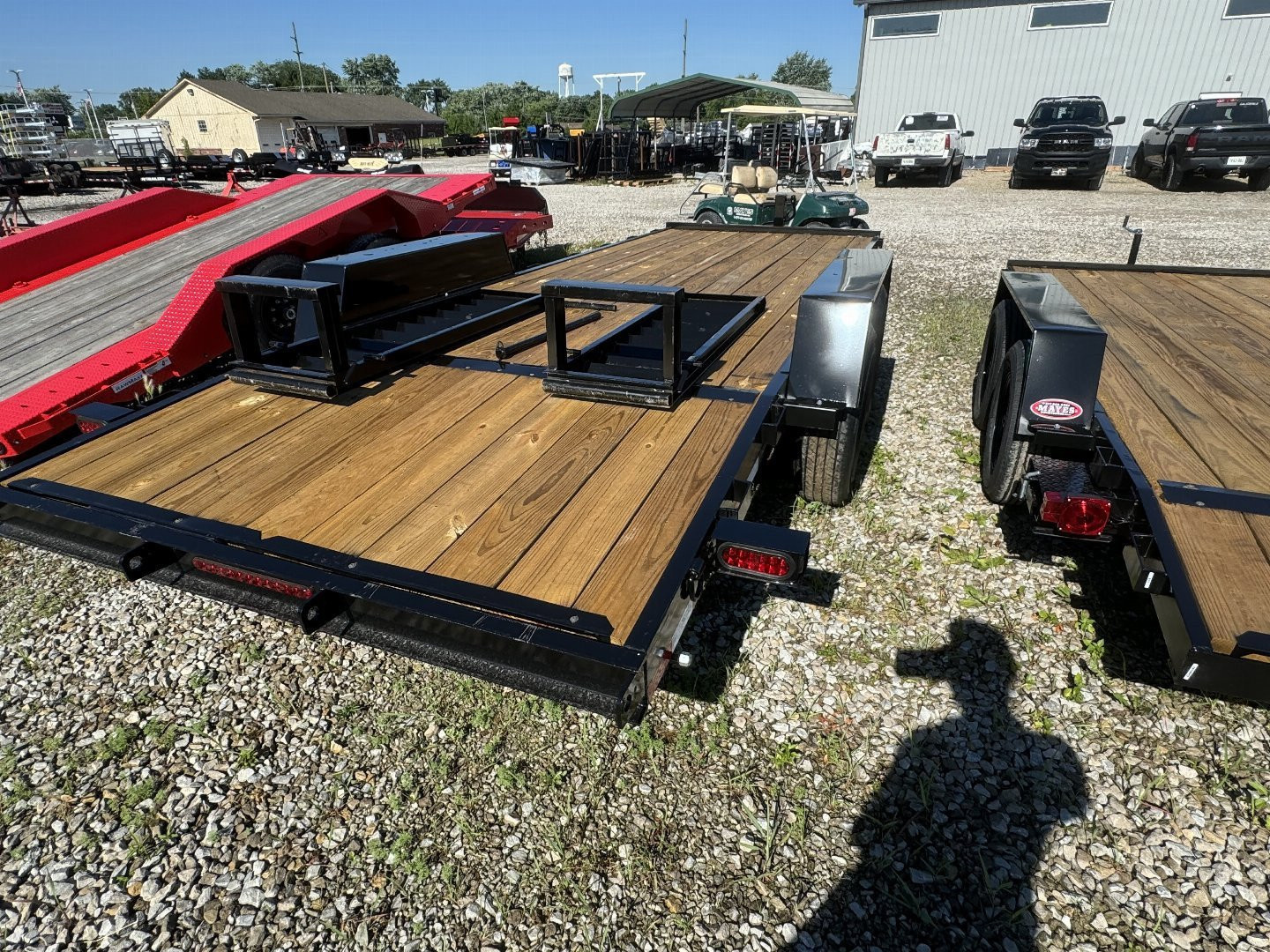 New 2025 AMO UG202 Equipment Trailer 82X20 TA STAND UP RAMPS (GVW:14000)