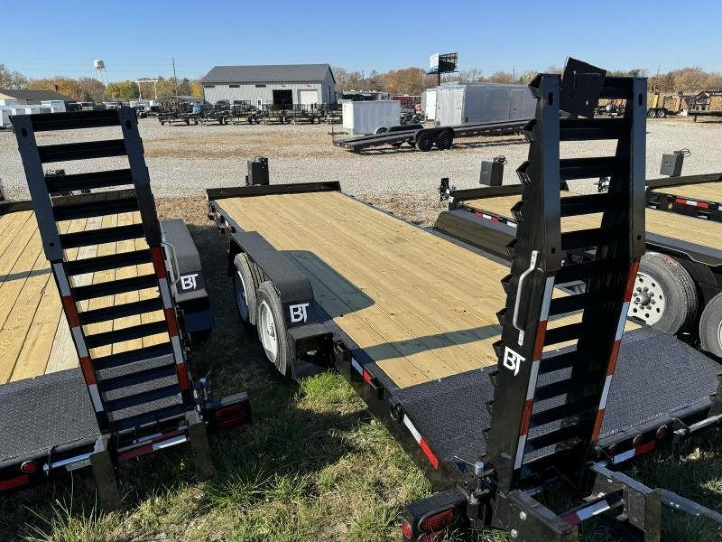 New 2024 Behnke CBCT2016E-S Equipment Trailer 83X20 TA BEAVERTAIL W/RAMPS (GVW:16000)