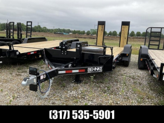New 2023 Behnke CBCT1414E-S Equipment Trailer 83X14 TA WOOD FILLED RAMPS (GVW:14000)