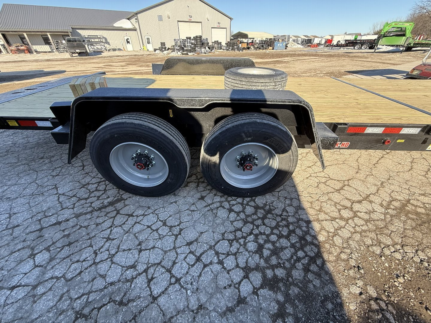 New 2025 Behnke TBCT2220ET-10K Tilt Trailer 83X22 TA PARTIAL TILT (GVW:20000) BLACK