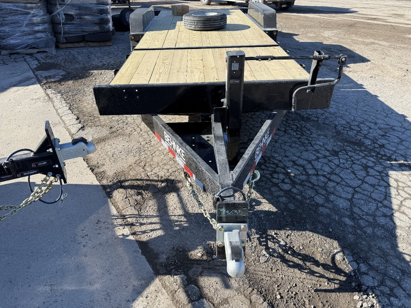 New 2025 Behnke TBCT2220ET-10K Tilt Trailer 83X22 TA PARTIAL TILT (GVW:20000) BLACK