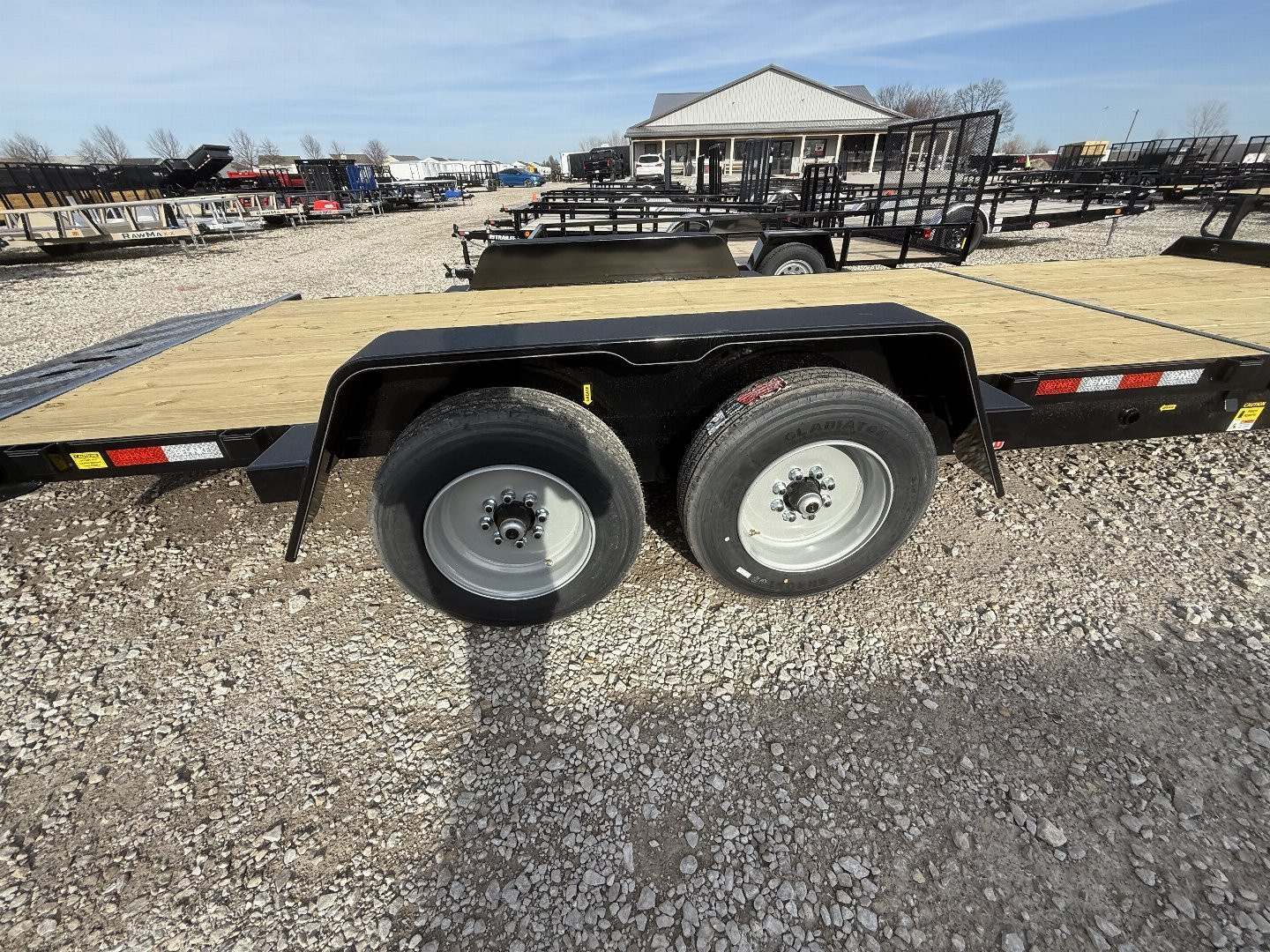 New 2025 Behnke TBCT2216ET Tilt Trailer 83X22 TA PARTIAL TILT (GVW:16000) BLACK