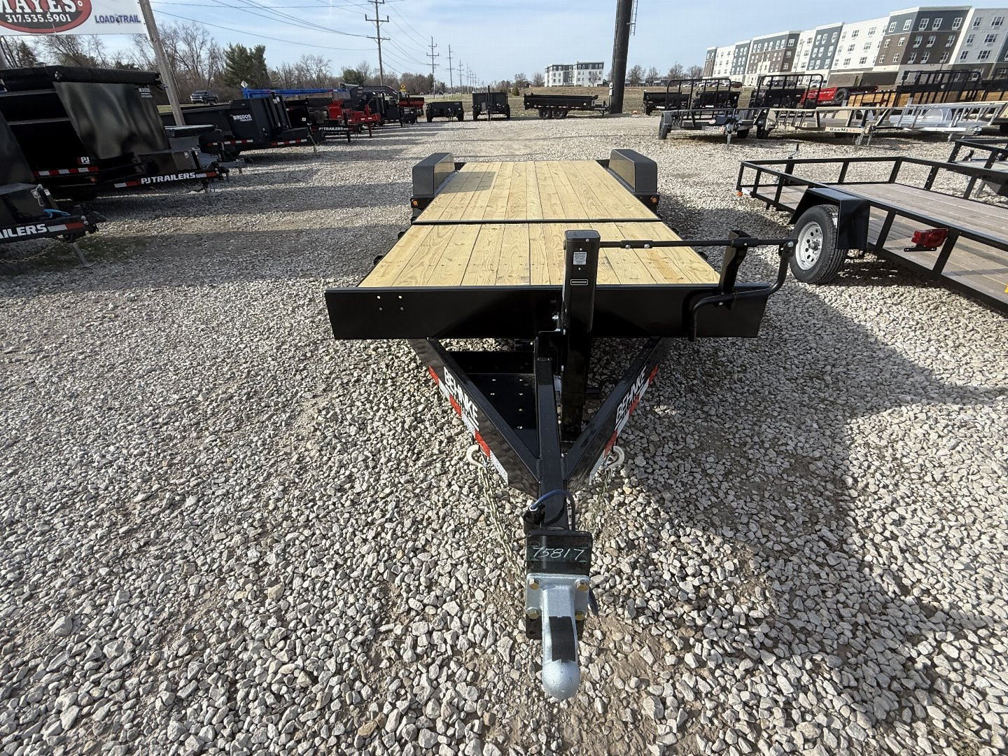 New 2025 Behnke TBCT2216ET Tilt Trailer 83X22 TA PARTIAL TILT (GVW:16000) BLACK