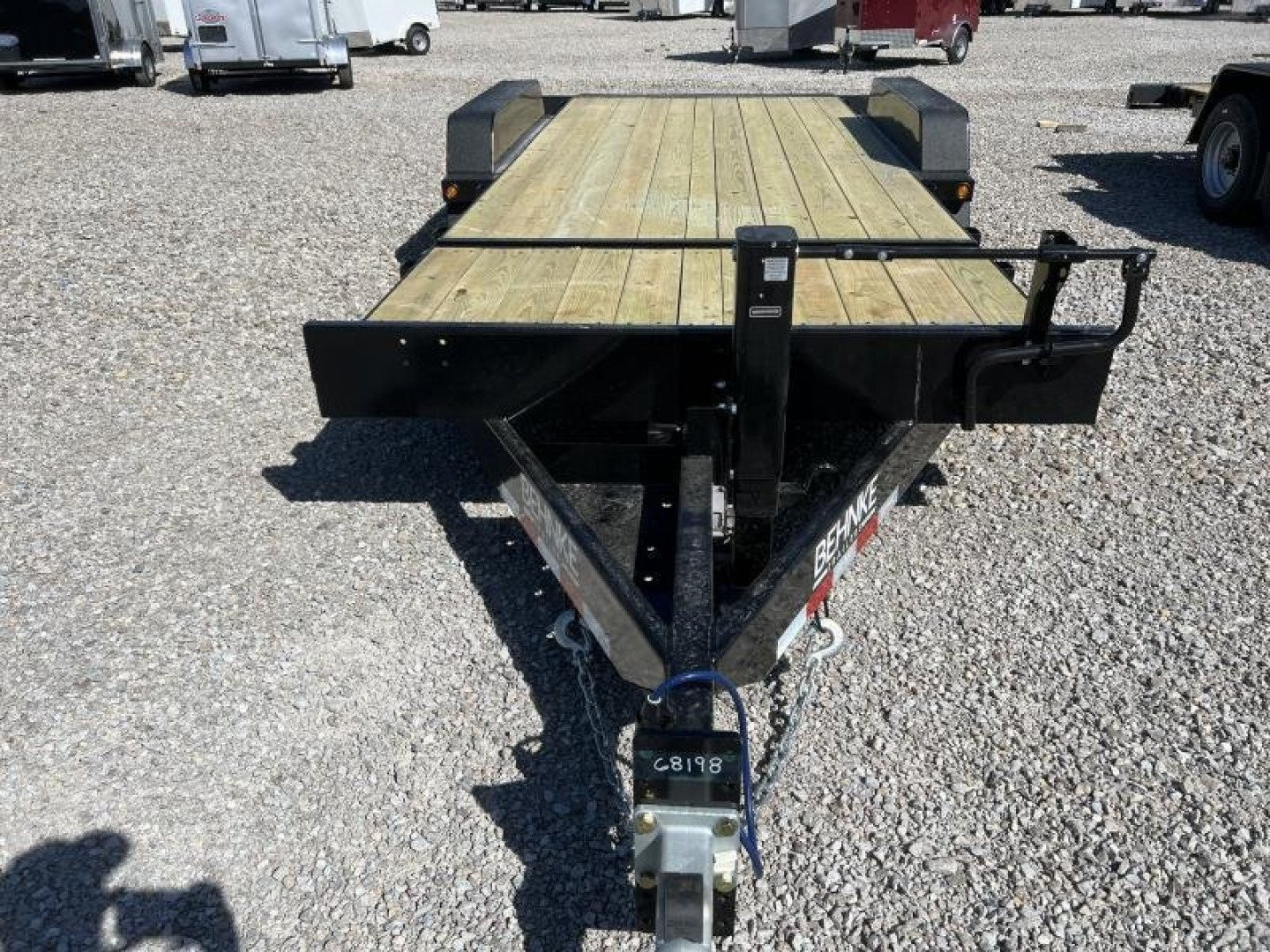 New 2025 Behnke TBCT2016ET Equipment Trailer 83X20 TA PARTIAL TILT (GVW:16000) BLACK