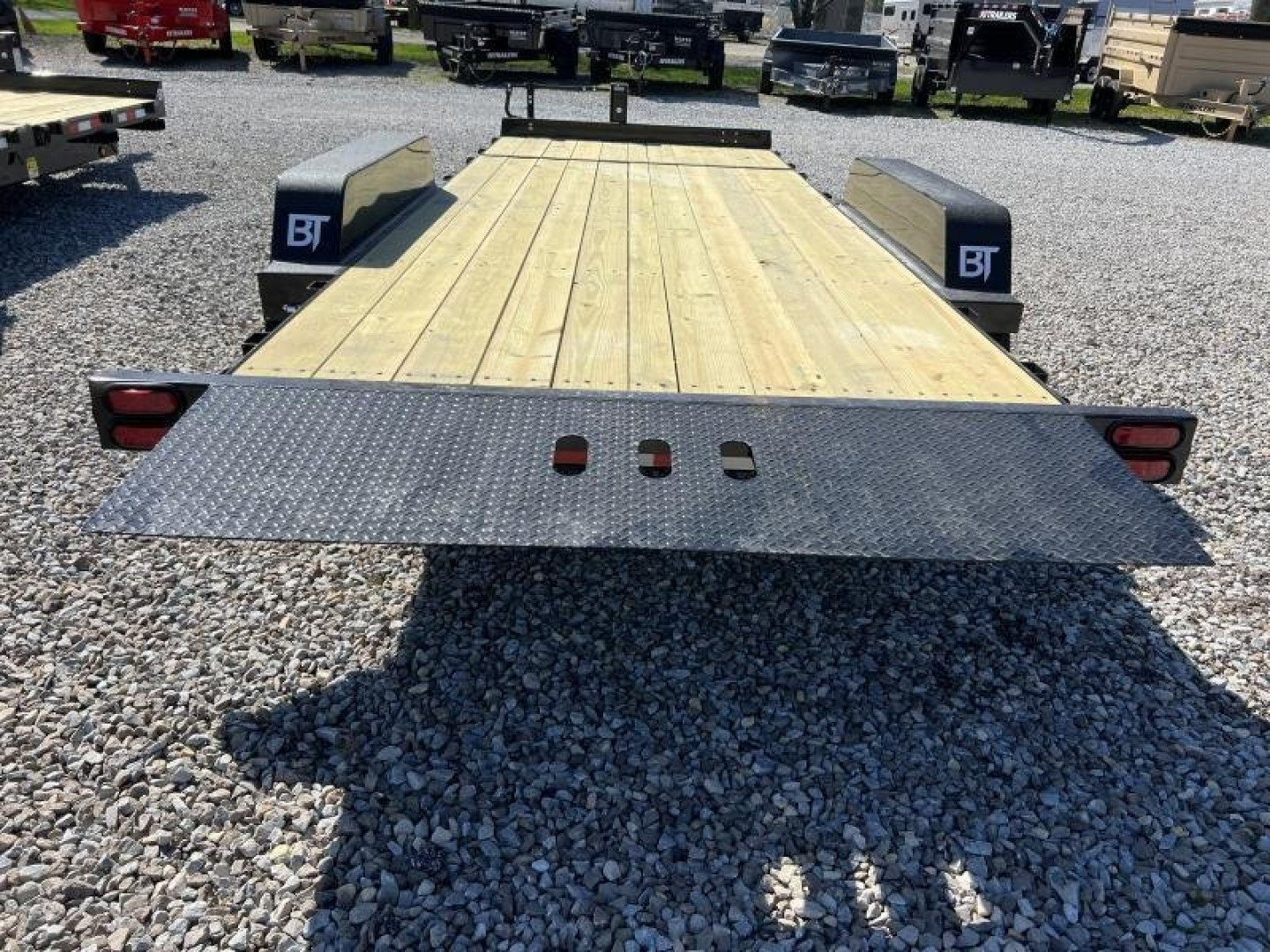 New 2025 Behnke TBCT2016ET Equipment Trailer 83X20 TA PARTIAL TILT (GVW:16000) BLACK