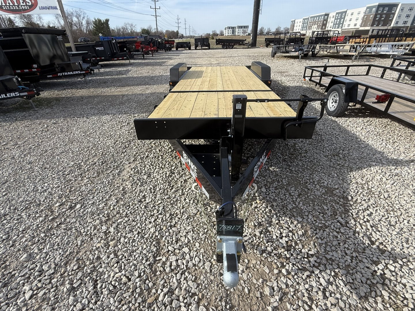 New 2025 Behnke TBCT2216ET Tilt Trailer 83X22 TA PARTIAL TILT (GVW:16000) BLACK