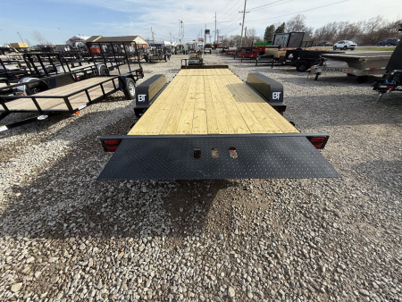 New 2025 Behnke TBCT2216ET Tilt Trailer 83X22 TA PARTIAL TILT (GVW:16000) BLACK