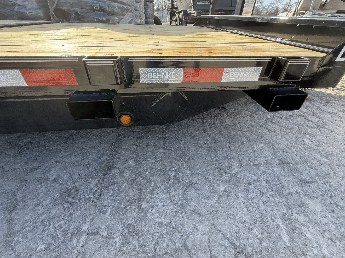 New 2025 Behnke TBCT2216ET Tilt Trailer 83X22 TA PARTIAL TILT (GVW:16000) BLACK