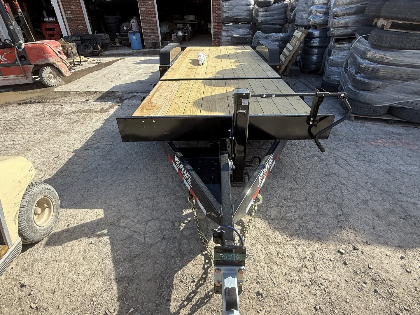 New 2025 Behnke TBCT2216ET Tilt Trailer 83X22 TA PARTIAL TILT (GVW:16000) BLACK