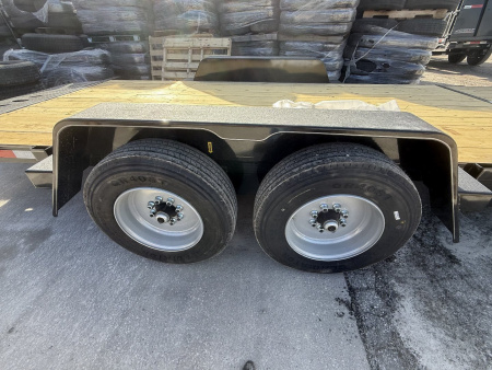 New 2025 Behnke TBCT2216ET Tilt Trailer 83X22 TA PARTIAL TILT (GVW:16000) BLACK