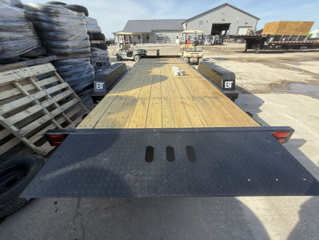 New 2025 Behnke TBCT2216ET Tilt Trailer 83X22 TA PARTIAL TILT (GVW:16000) BLACK