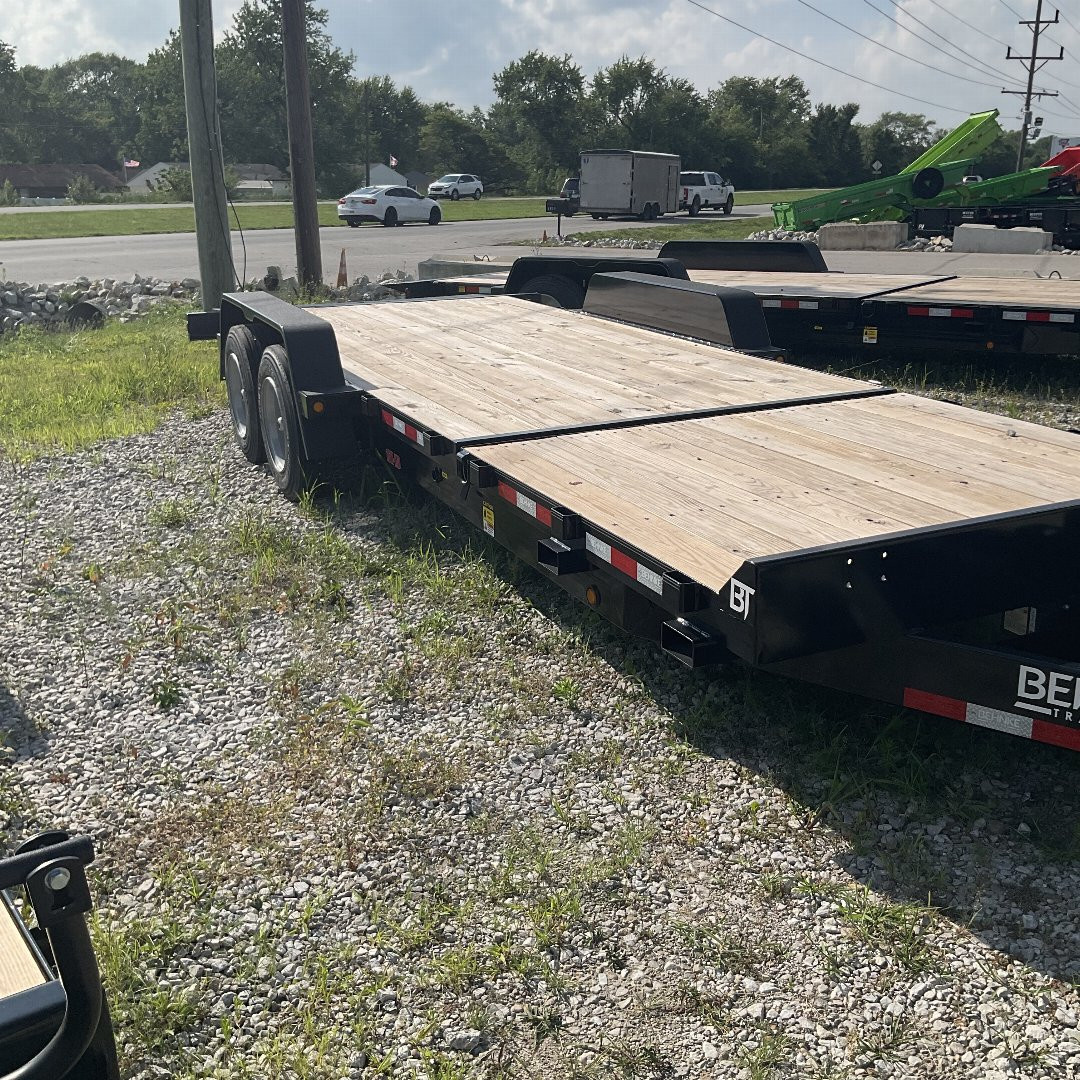New 2025 Behnke TBCT2216ET Tilt Trailer 83X22 TA PARTIAL TILT (GVW:16000) BLACK