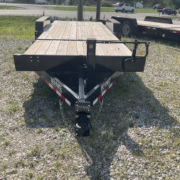 New 2025 Behnke TBCT2216ET Tilt Trailer 83X22 TA PARTIAL TILT (GVW:16000) BLACK
