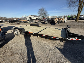 New 2025 Behnke TBCT2216ET Tilt Trailer 83X22 TA PARTIAL TILT (GVW:16000) BLACK