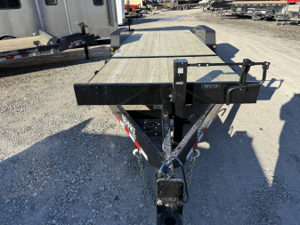 New 2025 Behnke TBCT2216ET Tilt Trailer 83X22 TA PARTIAL TILT (GVW:16000) BLACK