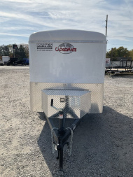 New 2025 Cargo Mate BL58SA Cargo/Enclosed Trailer 5X8 SA RAMP DOOR (GVW:2990) WHITE
