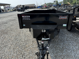New 2025 Force FARDS610TA3 Dump Trailer 6X10 TA DECKOVER(GVW:9990) BLACK