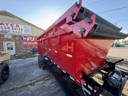 New 2024 Horizon Trailers EDZ Dumpster Dump Bin 83X16 RED