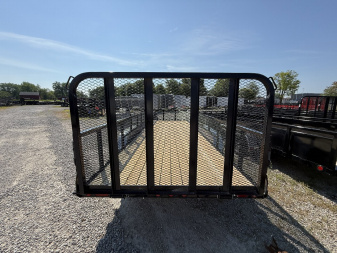 New 2025 PJ Trailers UL222 Utility Trailer 83X22 TA STRAIGHT DECK (GVW:7000) BLACK MESH SIDES