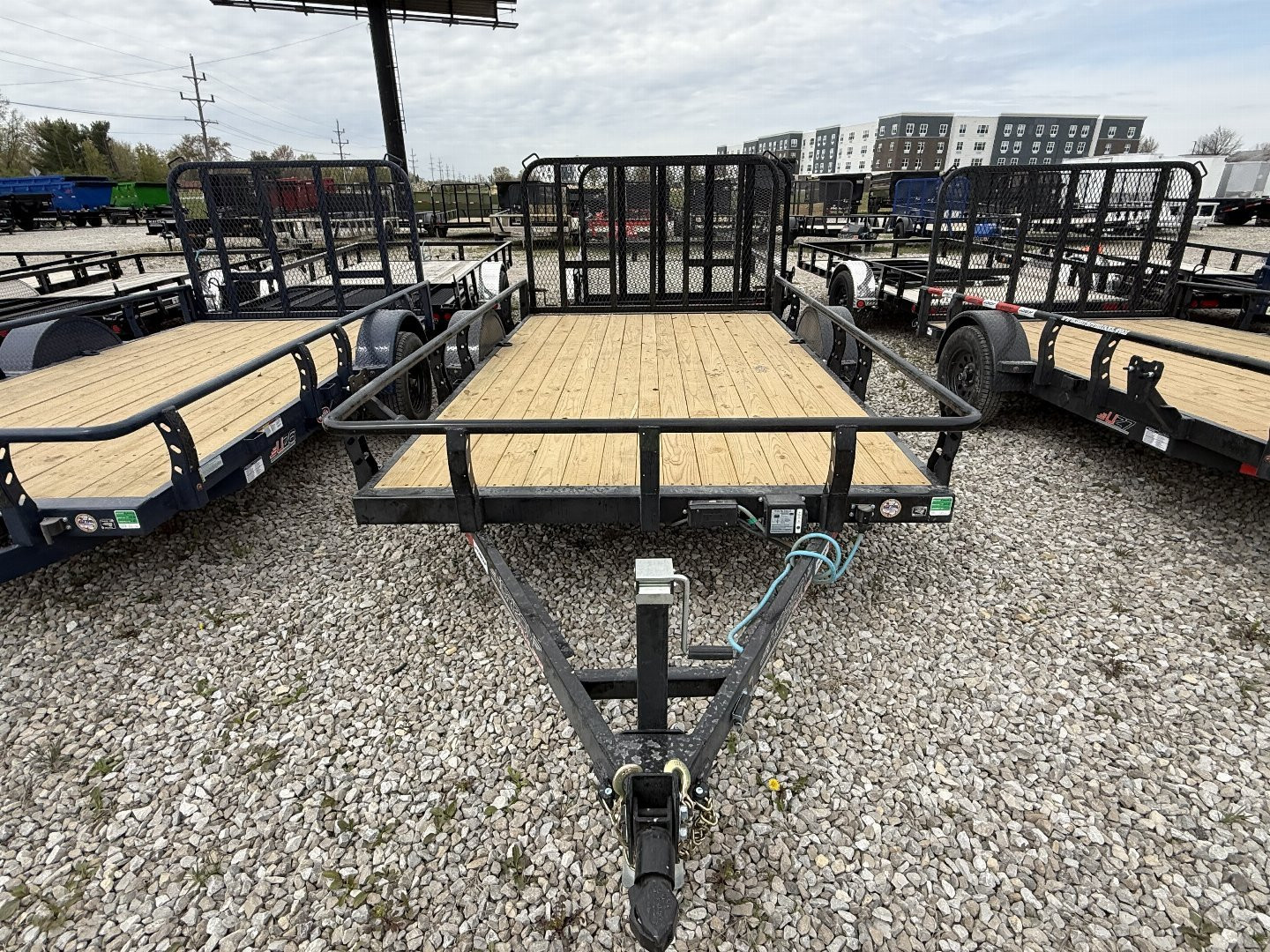 New 2025 Horizon Trailers UZ6BP-12X22 3.5K Utility Trailer 83X12 SA (GVW:3800) BLACK