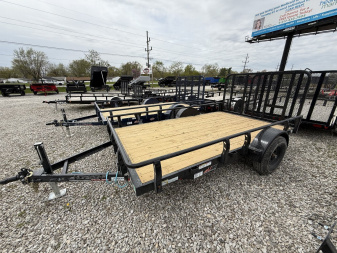 New 2025 Horizon Trailers UZ6BP-12X22 3.5K Utility Trailer 83X12 SA (GVW:3800) BLACK