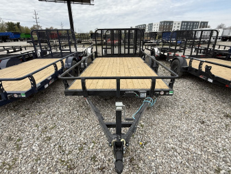 New 2025 Horizon Trailers UZ6BP-12X22 3.5K Utility Trailer 83X12 SA (GVW:3800) BLACK