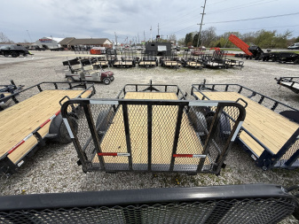 New 2025 Horizon Trailers UZ6BP-12X22 3.5K Utility Trailer 83X12 SA (GVW:3800) BLACK