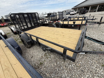 New 2025 Horizon Trailers UZ6BP-12X22 3.5K Utility Trailer 83X12 SA (GVW:3800) BLACK