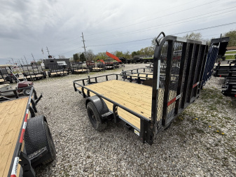 New 2025 Horizon Trailers UZ6BP-12X22 3.5K Utility Trailer 83X12 SA (GVW:3800) BLACK