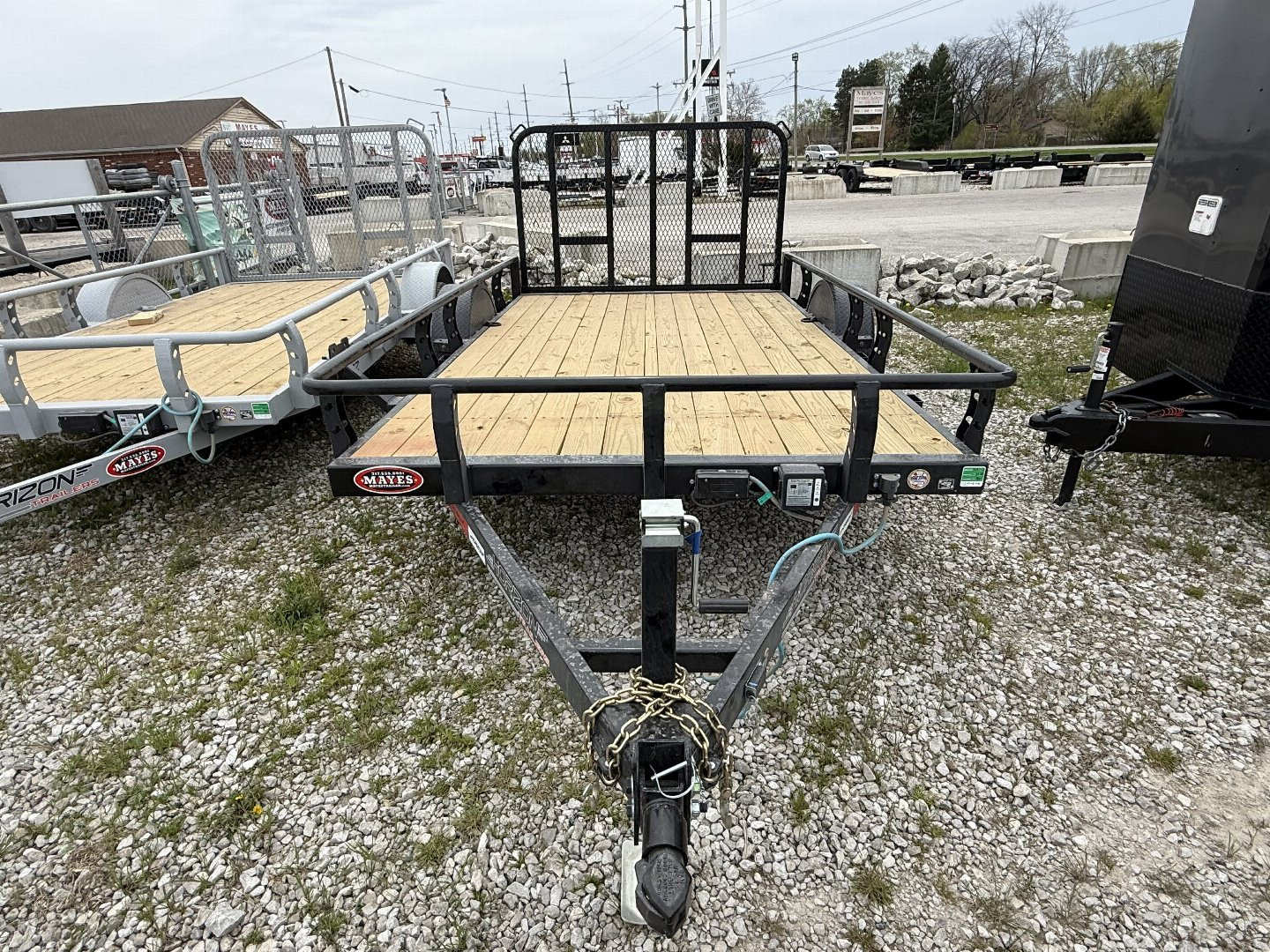 New 2025 Horizon Trailers UZ6BP-12X22 3.5K Utility Trailer 83X12 SA (GVW:3800) BLACK