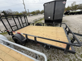 New 2025 Horizon Trailers UZ6BP-12X22 3.5K Utility Trailer 83X12 SA (GVW:3800) BLACK