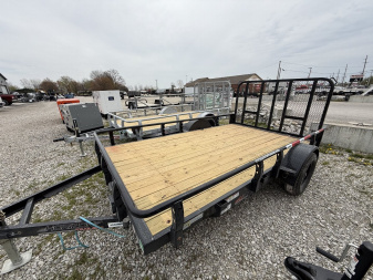New 2025 Horizon Trailers UZ6BP-12X22 3.5K Utility Trailer 83X12 SA (GVW:3800) BLACK