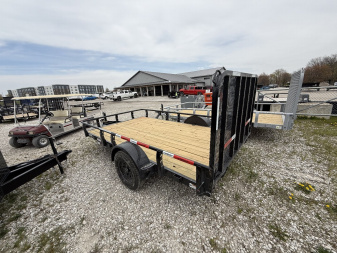 New 2025 Horizon Trailers UZ6BP-12X22 3.5K Utility Trailer 83X12 SA (GVW:3800) BLACK