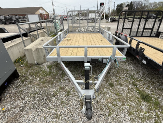 New 2025 Horizon Trailers UZ6BP-12X22 3.5K Utility Trailer 77X12 SA (GVW:3800) CLOUD GRAY