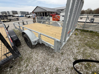 New 2025 Horizon Trailers UZ6BP-12X22 3.5K Utility Trailer 77X12 SA (GVW:3800) CLOUD GRAY
