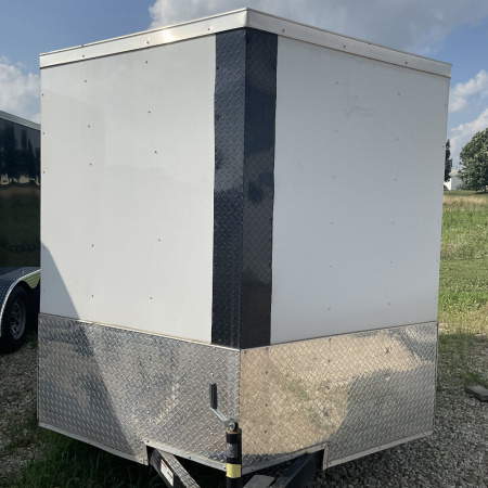 Used 2021
Lark VT712TA2 Cargo / Enclosed Trailer
Rampdoor with shelving inside 
Perfect Tool Trailer
