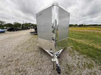 New 2026 Legend Trailers 7X19DVNTA35 Cargo / Enclosed Trailer 7X18 TA RAMP DOOR (GVW:7000) SILVERFROST/BLACK