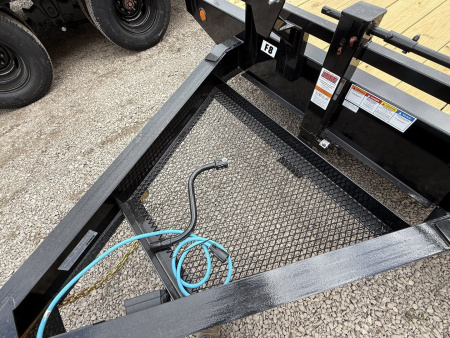 New 2025 PJ Trailers Deckover Trailer 102X22 TA DOVETAIL (GVW:14000) BLACK 31x66 RAMPS