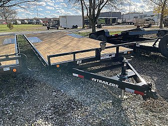 New 2024 PJ Trailers L6202 Deckover Trailer 102X20 TA STRAIGHT DECK (GVW:9900) SLIDE IN RAMPS