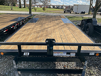 New 2024 PJ Trailers L6202 Deckover Trailer 102X20 TA STRAIGHT DECK (GVW:9900) SLIDE IN RAMPS