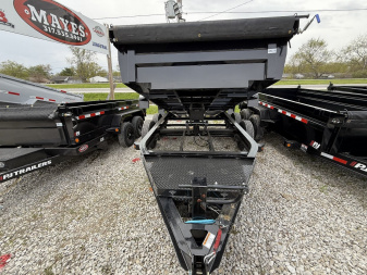 New 2025 PJ Trailers DL122 Dump Trailer 83x12 TA (GVW:14000) BLACK