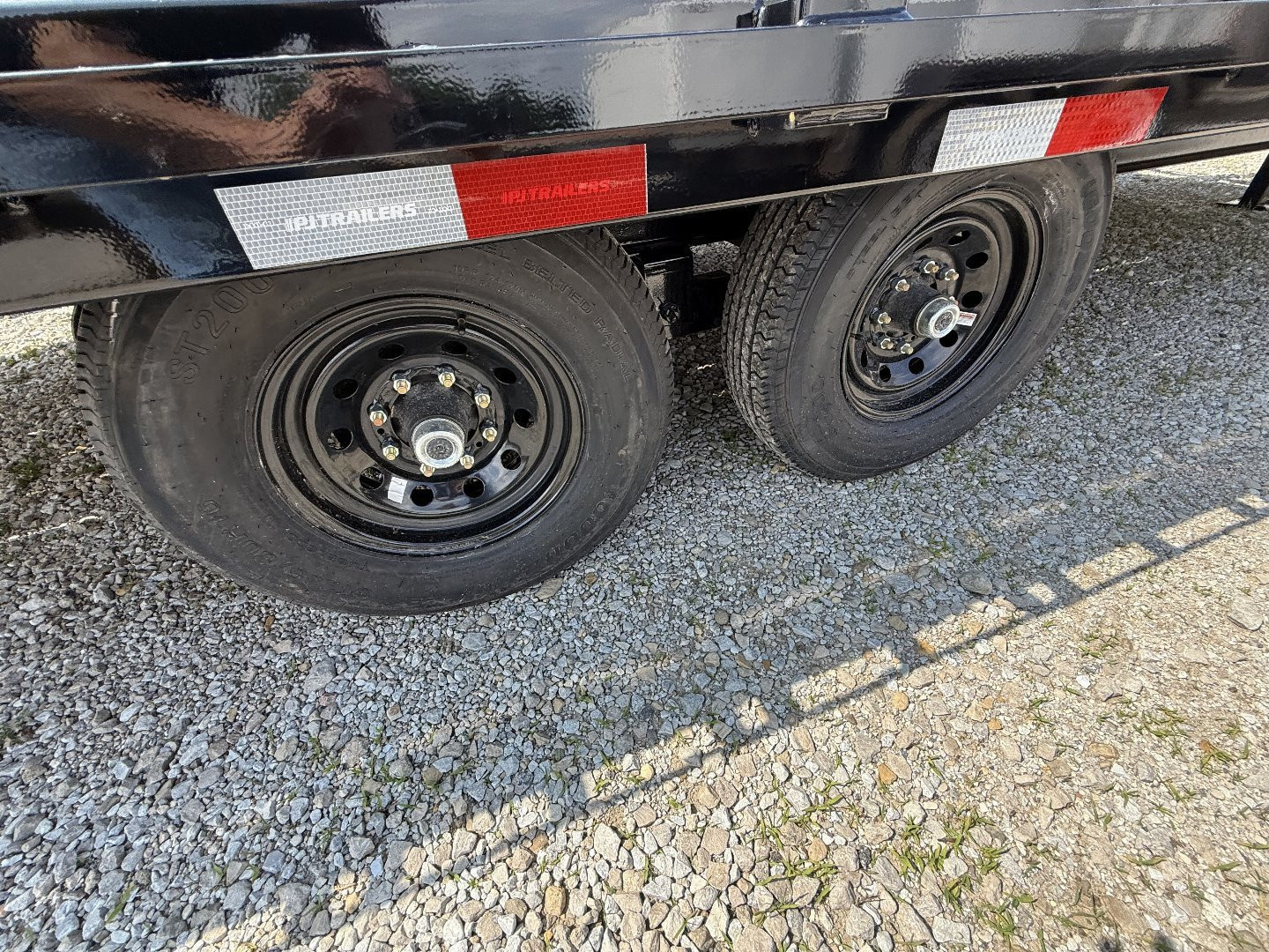 New 2026 PJ Trailers T8222 Tilt Trailer DECKOVER 102X22 TA (GVW:14000) BLACK