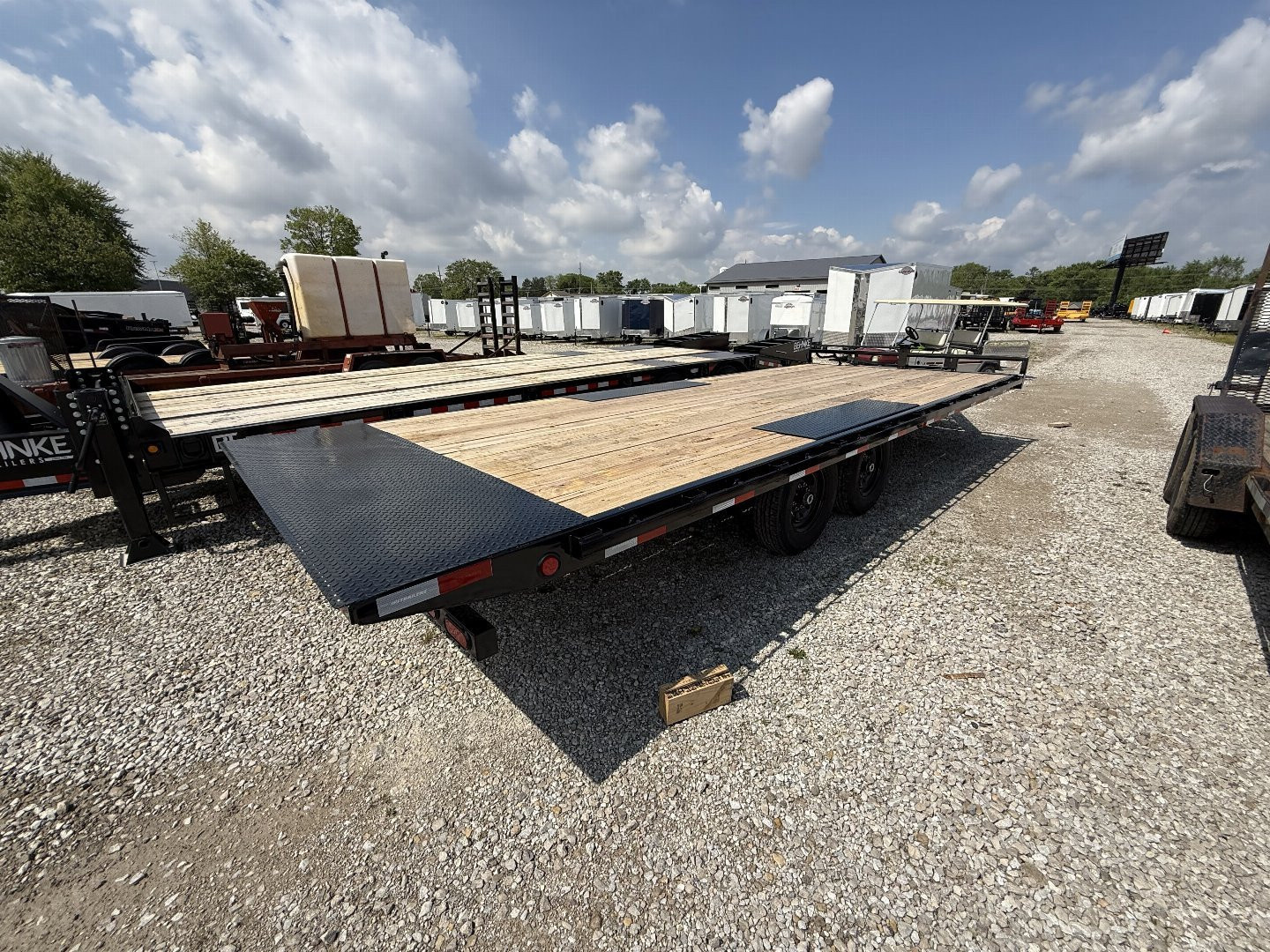 New 2026 PJ Trailers T8222 Tilt Trailer DECKOVER 102X22 TA (GVW:14000) BLACK